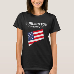 Camiseta Burlington Connecticut USA State America Travel Co