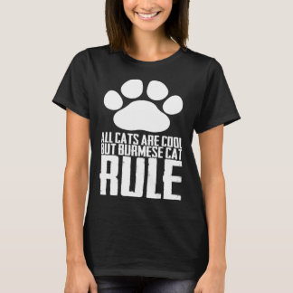 Camiseta Burmese Burmeses Burmese cats