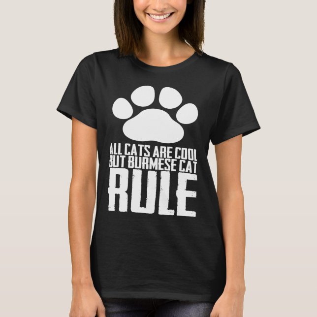 Camiseta Burmese  Burmeses  Burmese cats (Anverso)