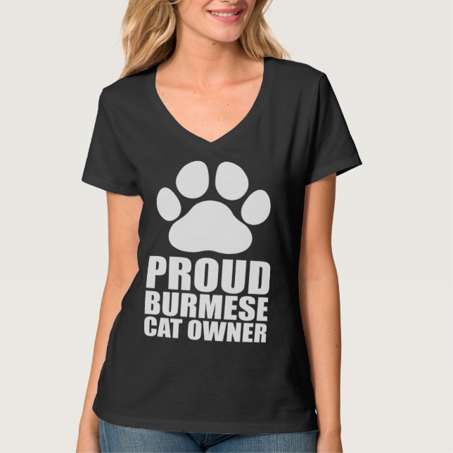 Camiseta Burmese cat  Burmese  Burmese kitten  1 (Anverso)