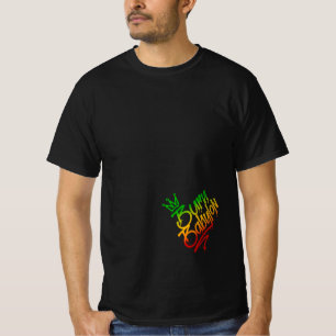 Camiseta Burn Babylon Graffiti Tag Style Rasta Reggae
