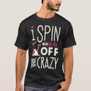 Camiseta Burn Clase Spin Off Crazy Indoor Spinning Bici Wo