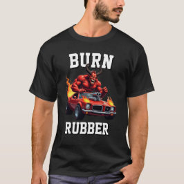 CAMISETA BURN RUBBER COCHE DE MÚSCULO AMERICANO