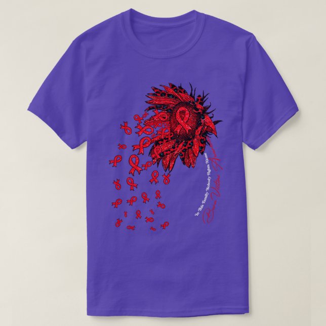 Camiseta Burn Victims Awareness sunflower nadie lucha tambi (Diseño del anverso)