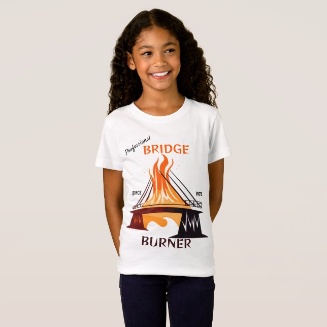 Camiseta Burner de puente profesional (Anverso completo)