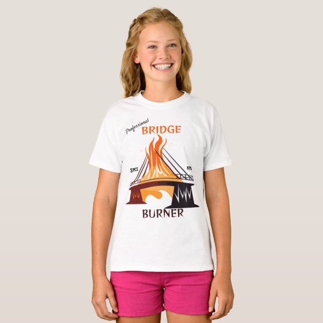 Camiseta Burner de puente profesional (Anverso completo)