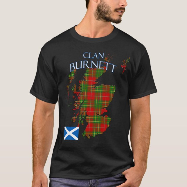 Camiseta Burnett Scottish Clan Tartan Scotland (Anverso)