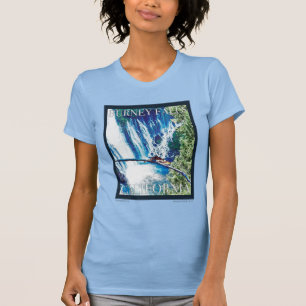 Camiseta Burney Falls, Poster de CA