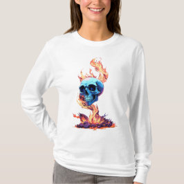 Camiseta Burning Skull