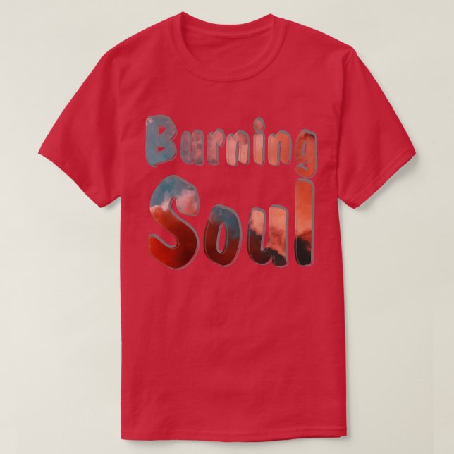 Camiseta Burning Soul (Diseño del anverso)