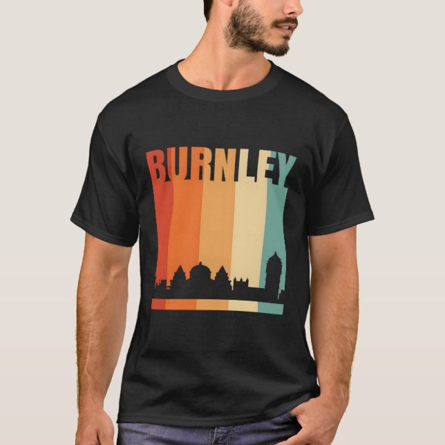 Camiseta Burnley City Skyline (Anverso)