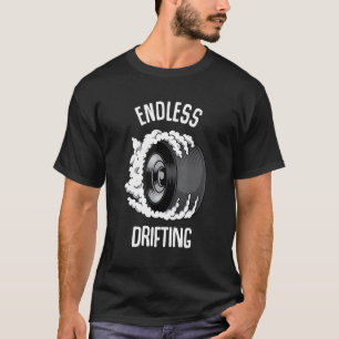 Camiseta Burnout interminable del circuito de carreras
