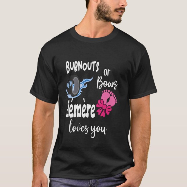 Camiseta Burnouts o Bows Mémère te encantan francés canadie (Anverso)