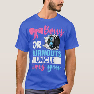 Camiseta Burnouts o golpes tío te quiere Revelación de géne