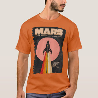 Camiseta Burocracia del centro de refugiados de Marte distó