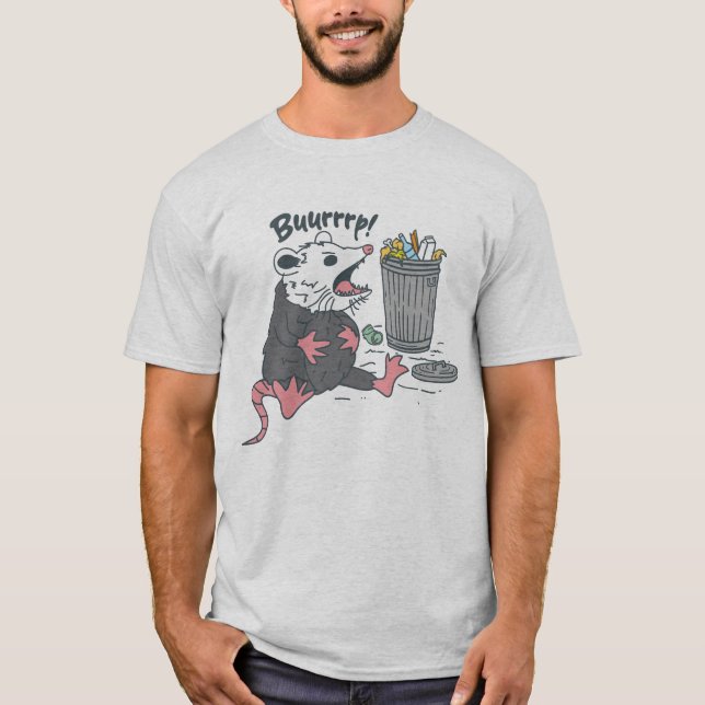 Camiseta Burp - Funny Opossum (Anverso)