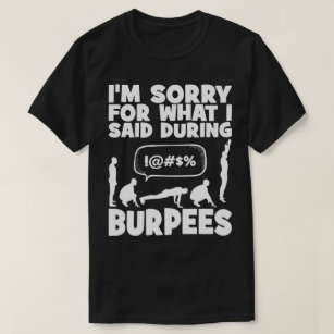 Camiseta BURPEES - Entrenamiento divertido de la novedad