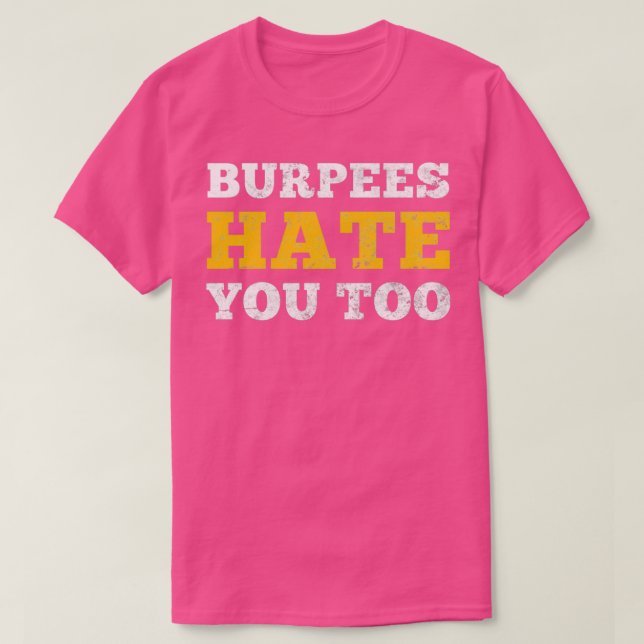 Camiseta Burpees también te odian (Diseño del anverso)