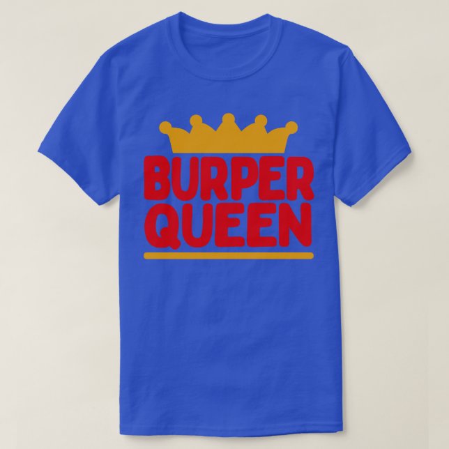 CAMISETA BURPER QUEEN (Diseño del anverso)