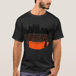 Camiseta Burreaux Skyline Football Para Hombres