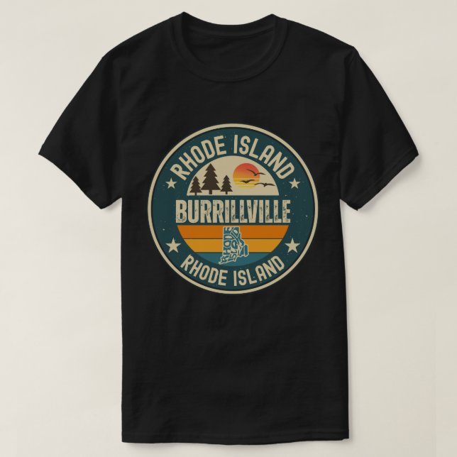 Camiseta Burrillville, Rhode Island (Diseño del anverso)