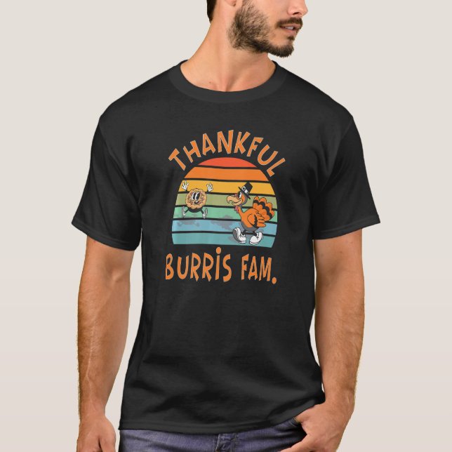 Camiseta Burris Family  Thanksgiving Reunion Party (Anverso)