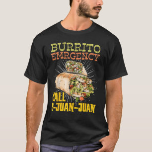 Camiseta Burrito 9 Juan Burrito Mexicano