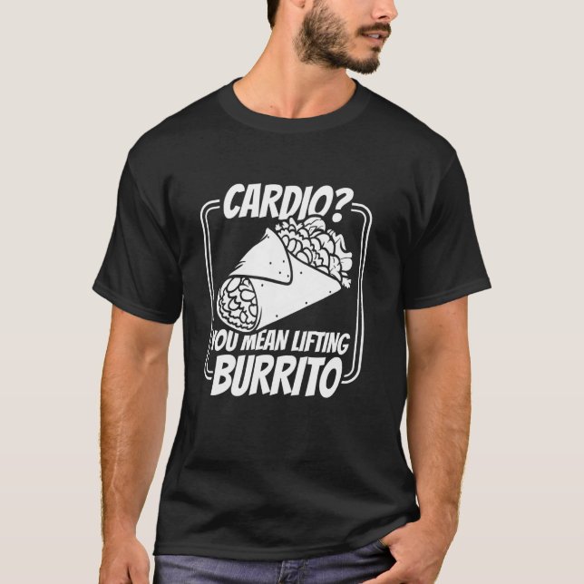 Camiseta Burrito - Comida mexicana de comida divertida Card (Anverso)