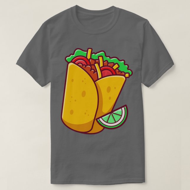 Camiseta Burrito con limón (Diseño del anverso)