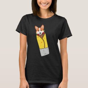 Camiseta Burrito Corgi Perro Cute Taco Cinco De Mayo