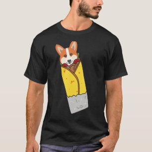 Camiseta Burrito Corgi Perro Cute Taco Cinco De Mayo