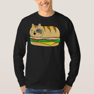 Camiseta Burrito de gato con purrito de comida mexicana
