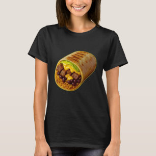 Camiseta burrito divertido para los pies