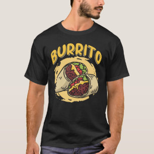 Camiseta Burrito lindo Taquito para comida mexicana