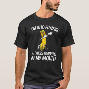 Camiseta Burrito Para Hombres Burritos Taco Salsa Mexicana