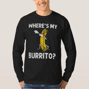 Camiseta Burrito Para Hombres Burritos Taco Salsa Mexicana