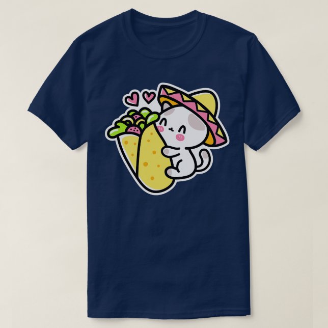 Camiseta Burrito Purrito Kitten (Diseño del anverso)