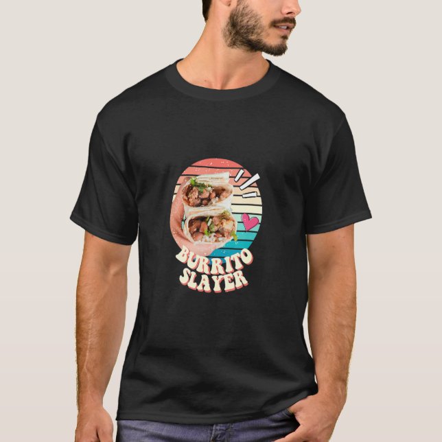 Camiseta Burrito Slayer Flying Burrito Taquito Taco  Burrit (Anverso)