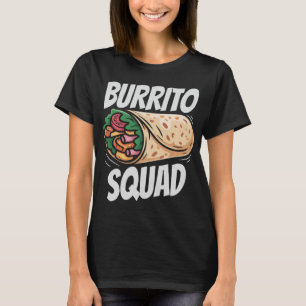 Camiseta Burrito Squad Food Lover Group