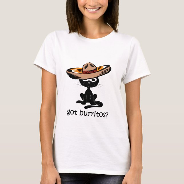 Camiseta Burritos conseguidos divertidos (Anverso)