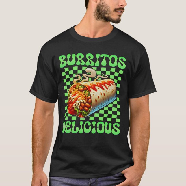 Camiseta burritos deliciosos (Anverso)