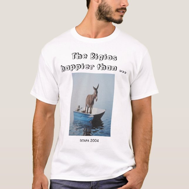 Camiseta Burro-bigio (Anverso)