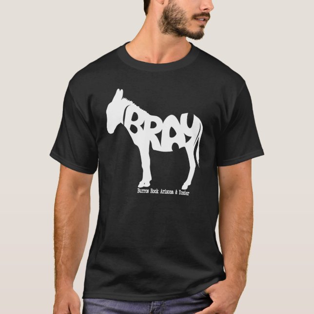 Camiseta Burro Boxy BRAY Blanco (Anverso)