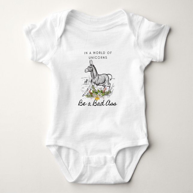 Camiseta burro, camisa de manga larga (Anverso)