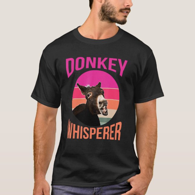 Camiseta Burro con burros de citación me hace sonreír 7 (Anverso)