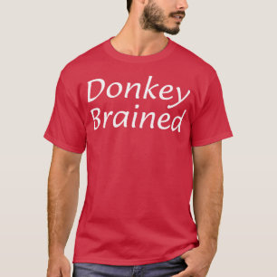 Camiseta Burro con cerebro