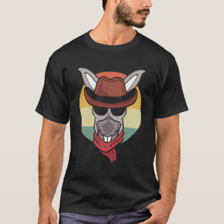 Camiseta Burro con Gorra de Vaquero