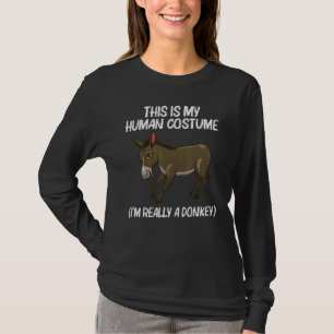 Camiseta Burro Cool Para Hombres Mujeres Mula Burro Anim Sa