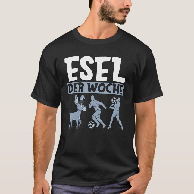 Camiseta Burro de la semana Donkey con gafas de sol y para (Anverso)