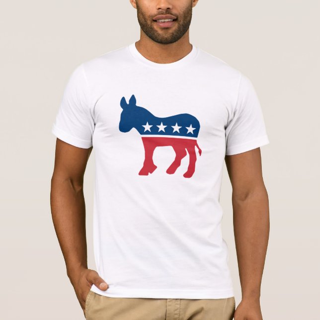Camiseta Burro Democrático (Anverso)